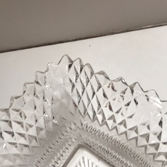 Depression Glass candy dish. - Picture 6 of 9